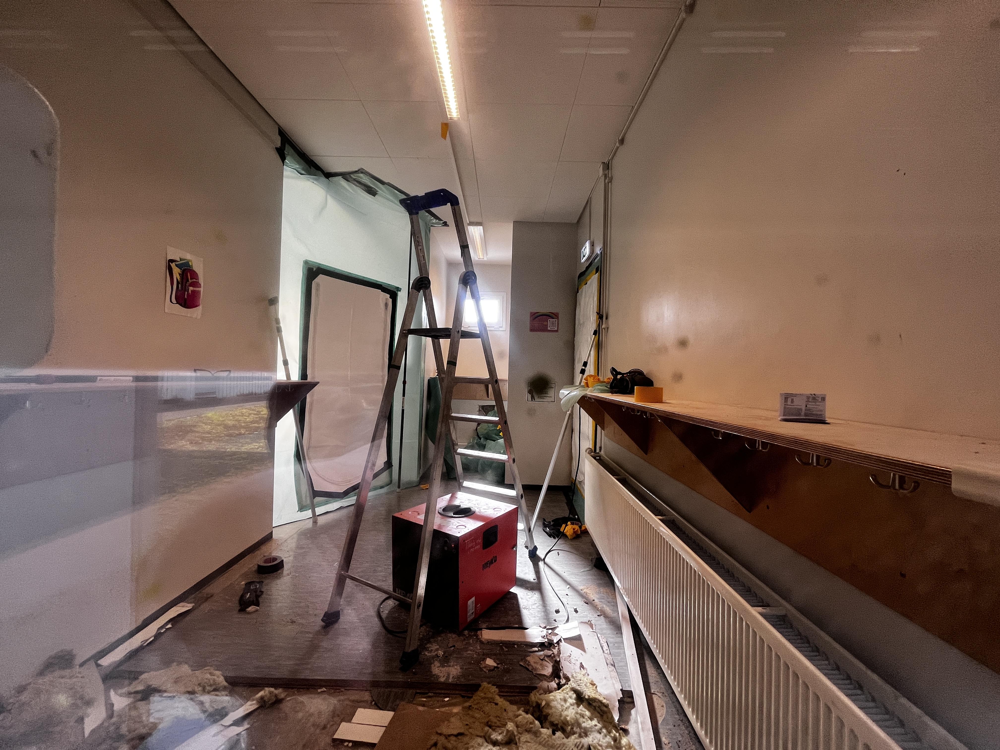 Færanleg húseining við Fossvogsskóla