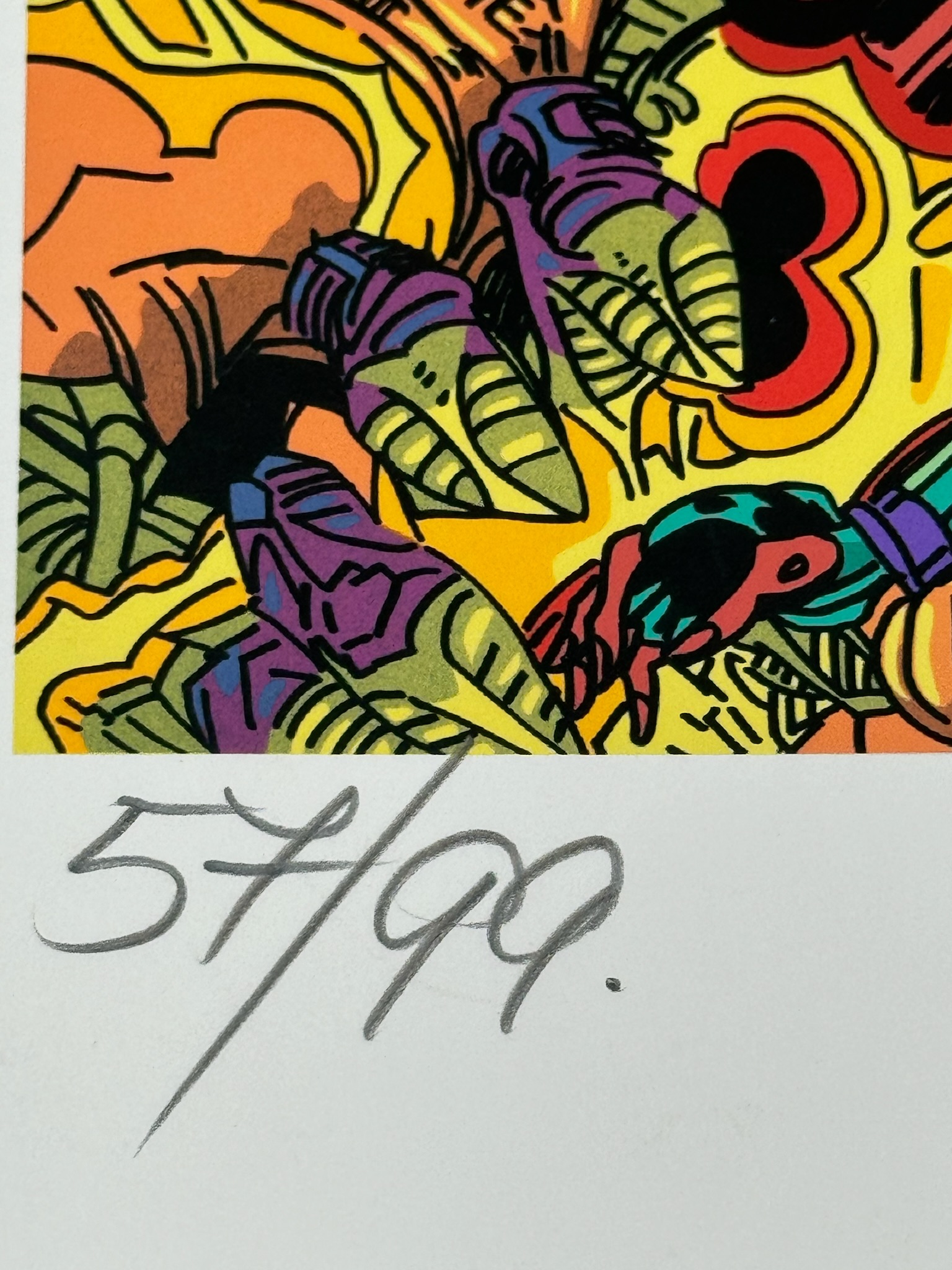 Erró / Guðmundur Guðmundsson (1932) - Occio azurro (2013) 57/99