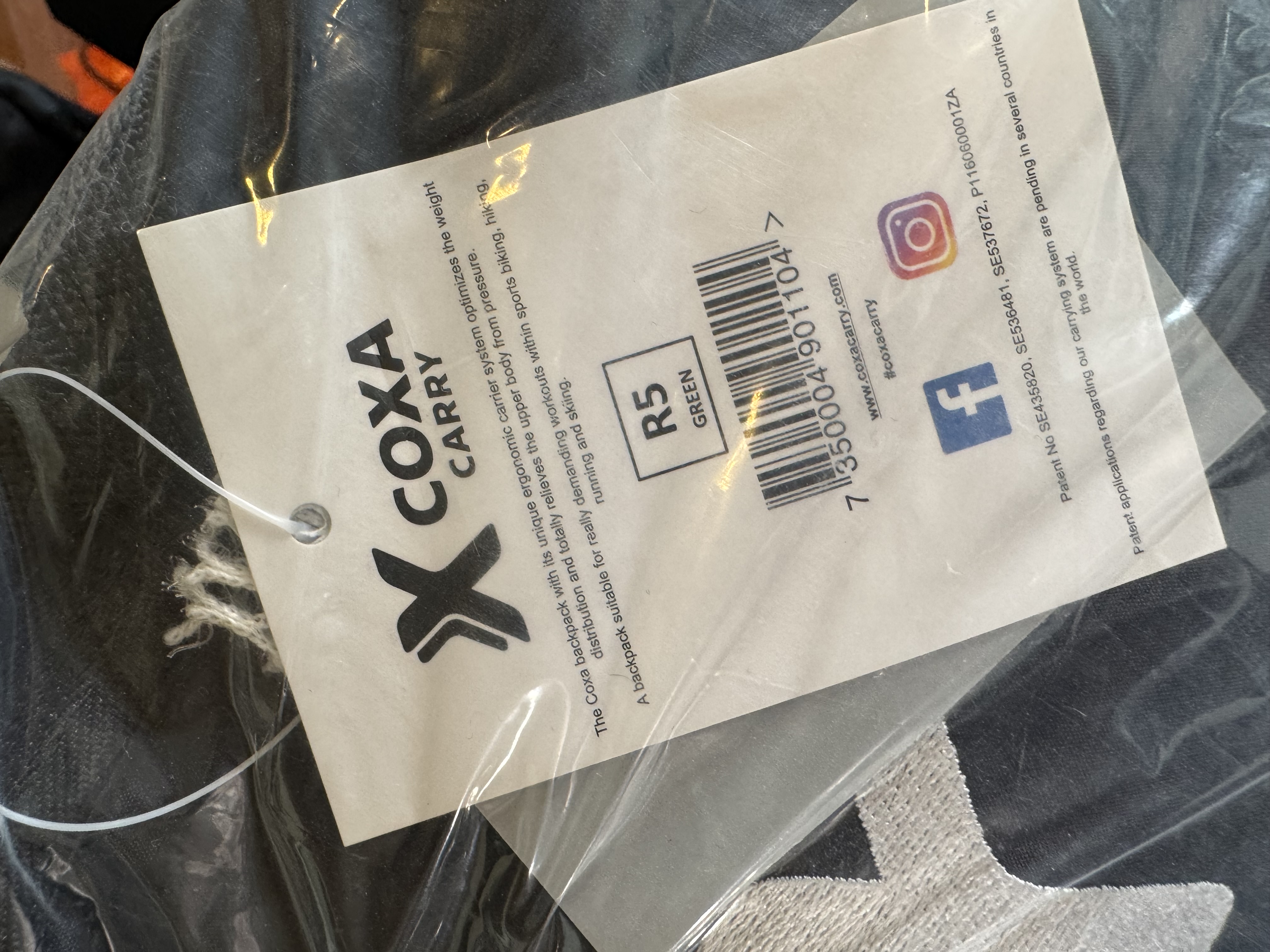 Coxa Carry R5 útivistarbakpoki