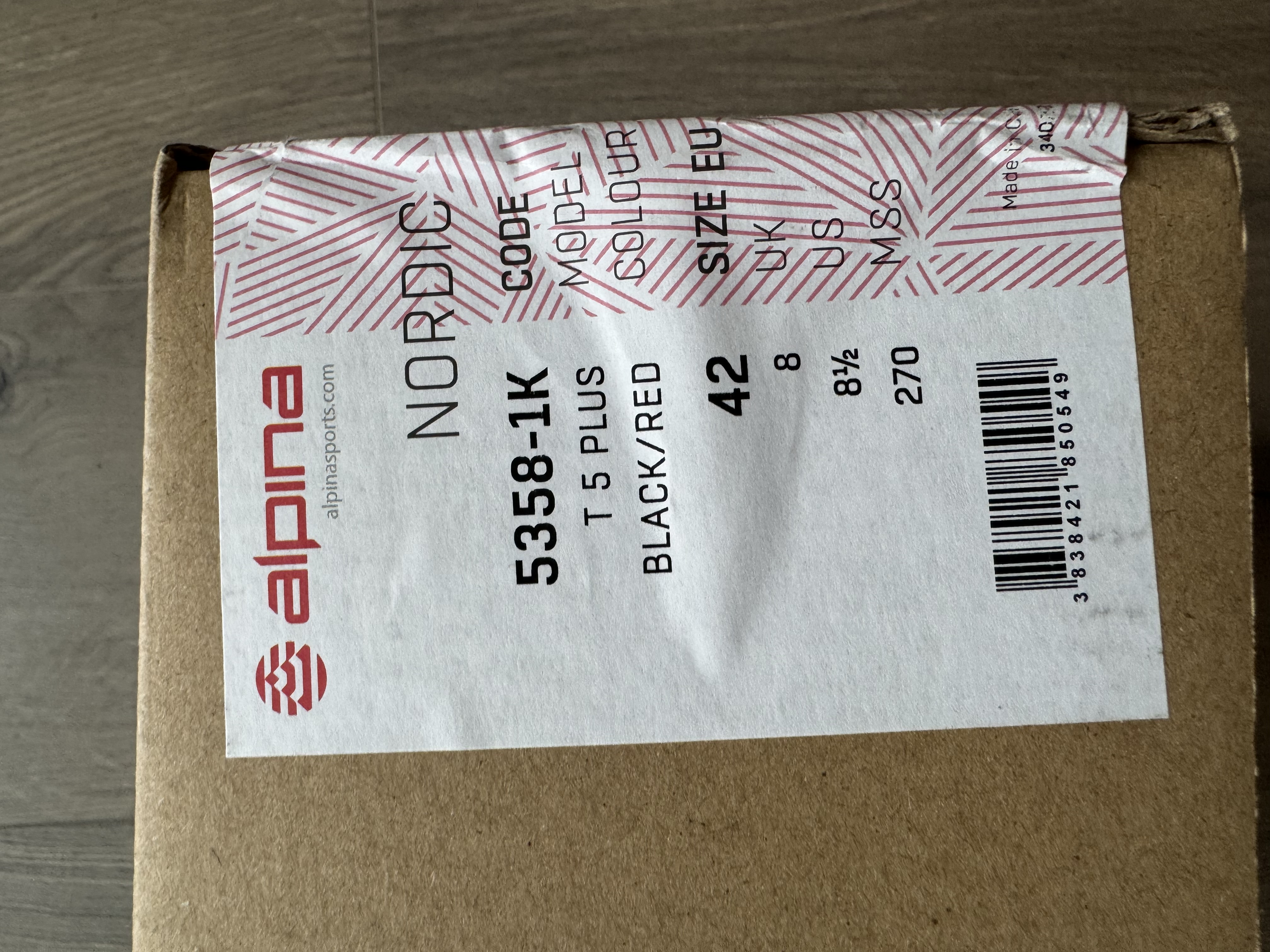 Alpina T5 Plus gönguskíðaskór nr 42