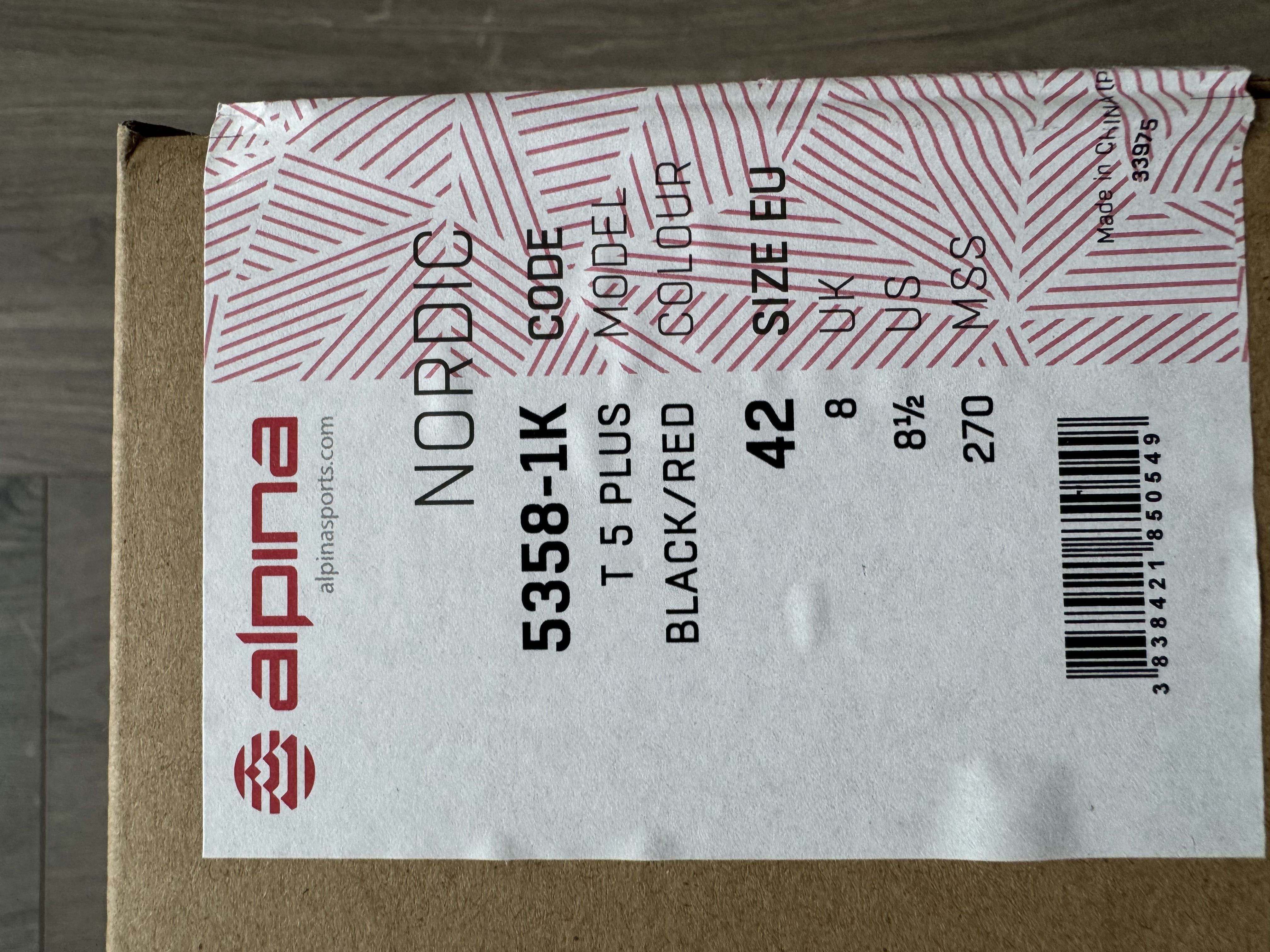 Alpina T5 Plus gönguskíðaskór nr 42