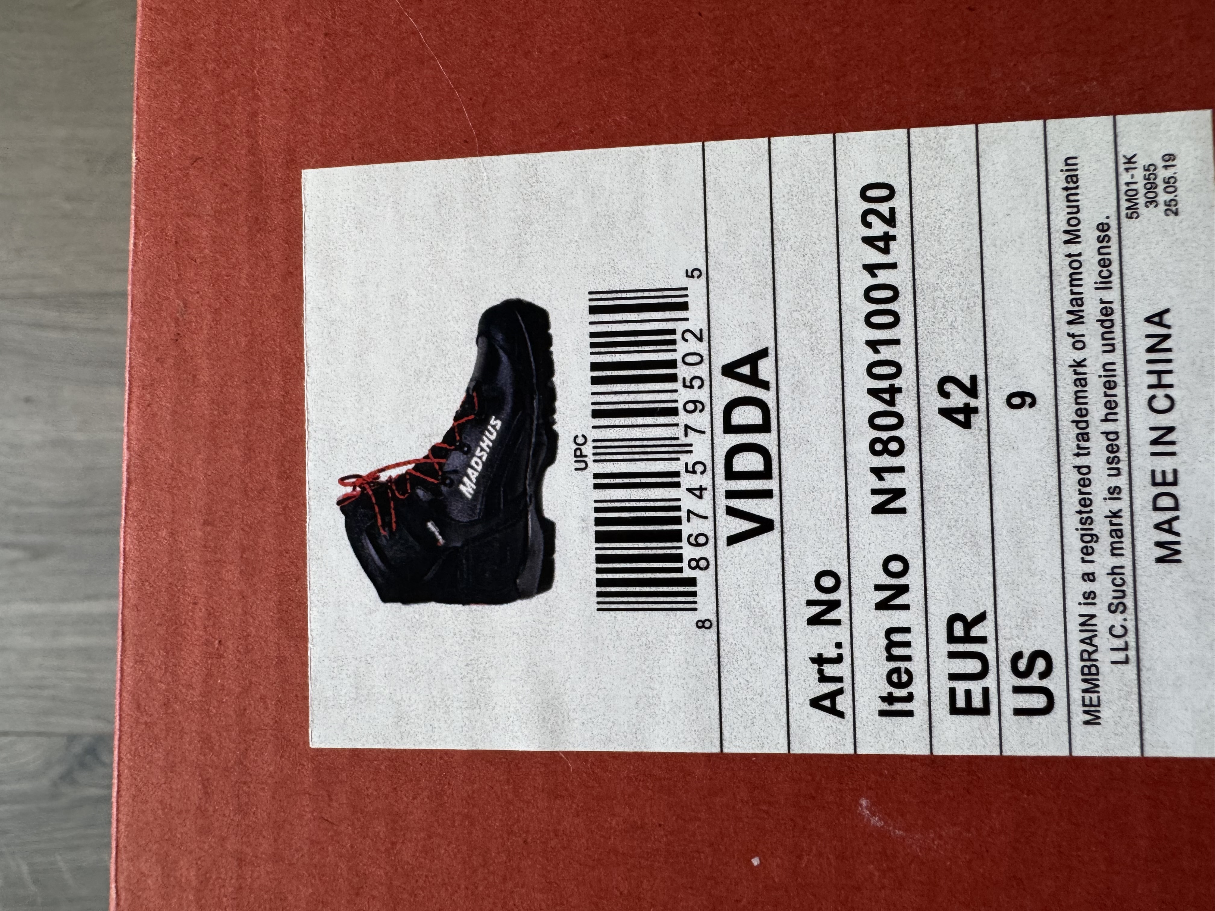 Madshus Vidda gönguskíðaskór nr 42