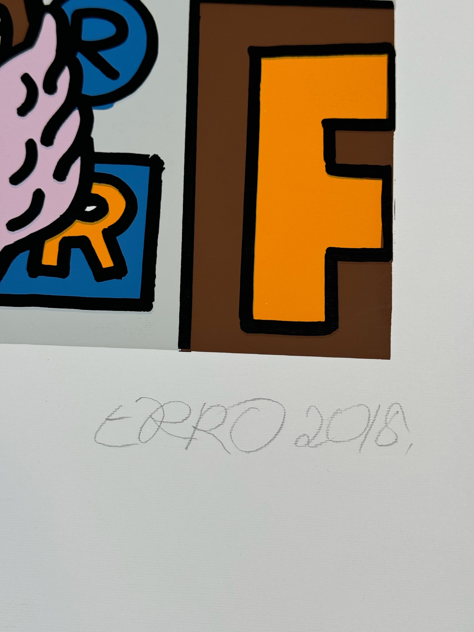 Erró / Guðmundur Guðmundsson (1932) - Untitled (2018) 10/100