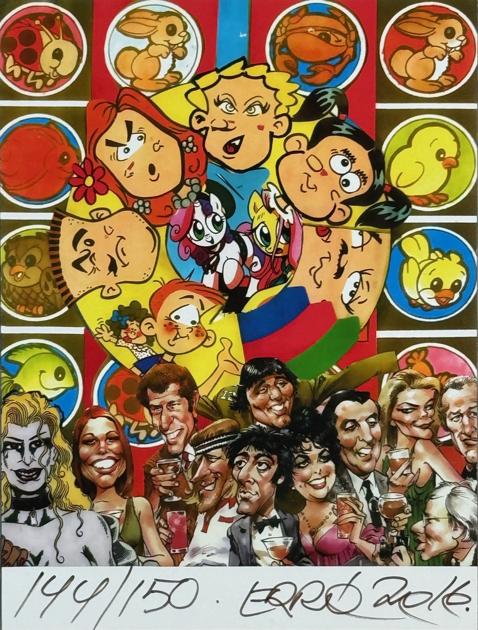 Erró / Guðmundur Guðmundsson (1932) - Untitled (2016) 144/150