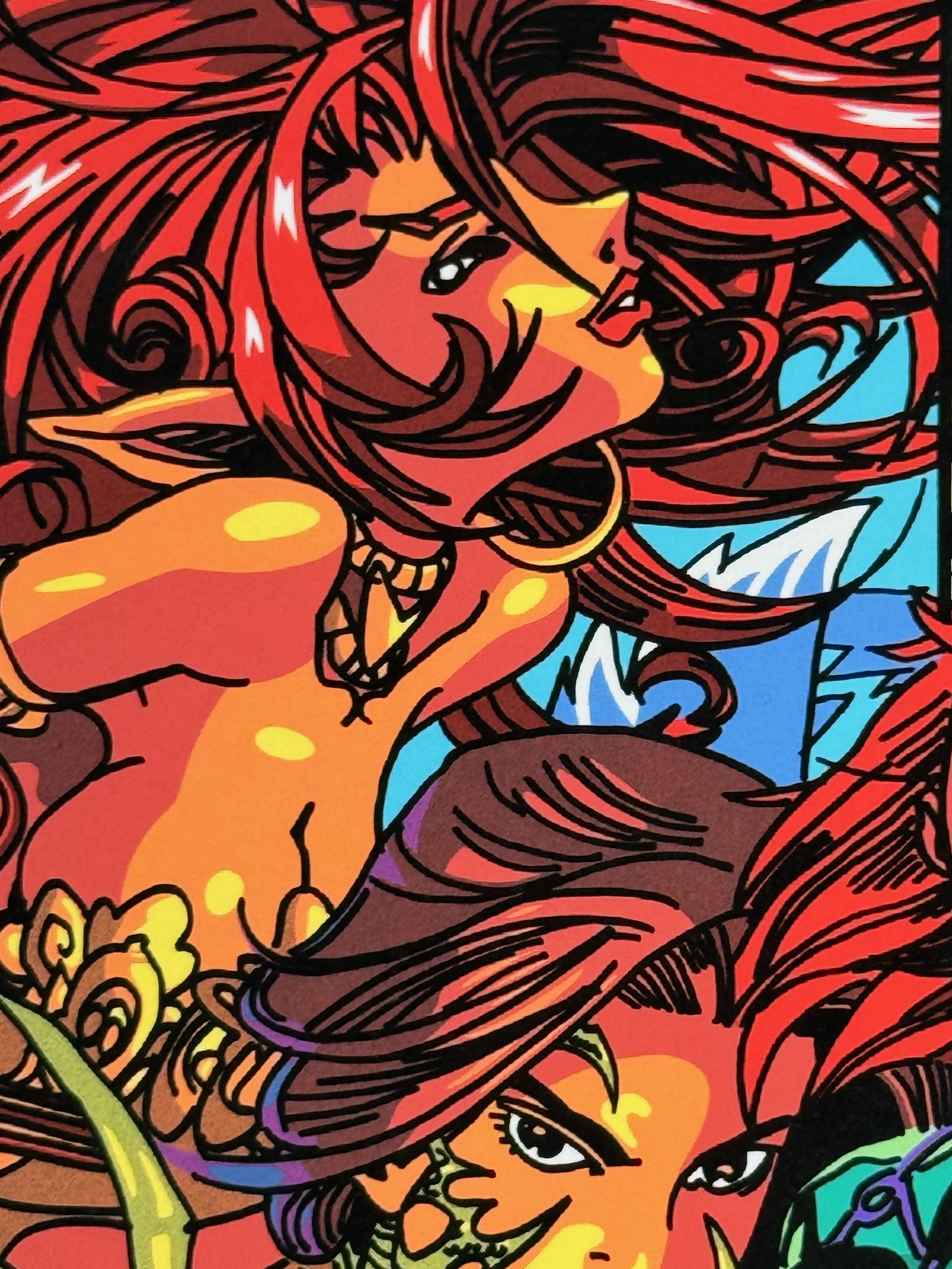 Erró / Guðmundur Guðmundsson (1932) - Occio azurro (2013) 57/99