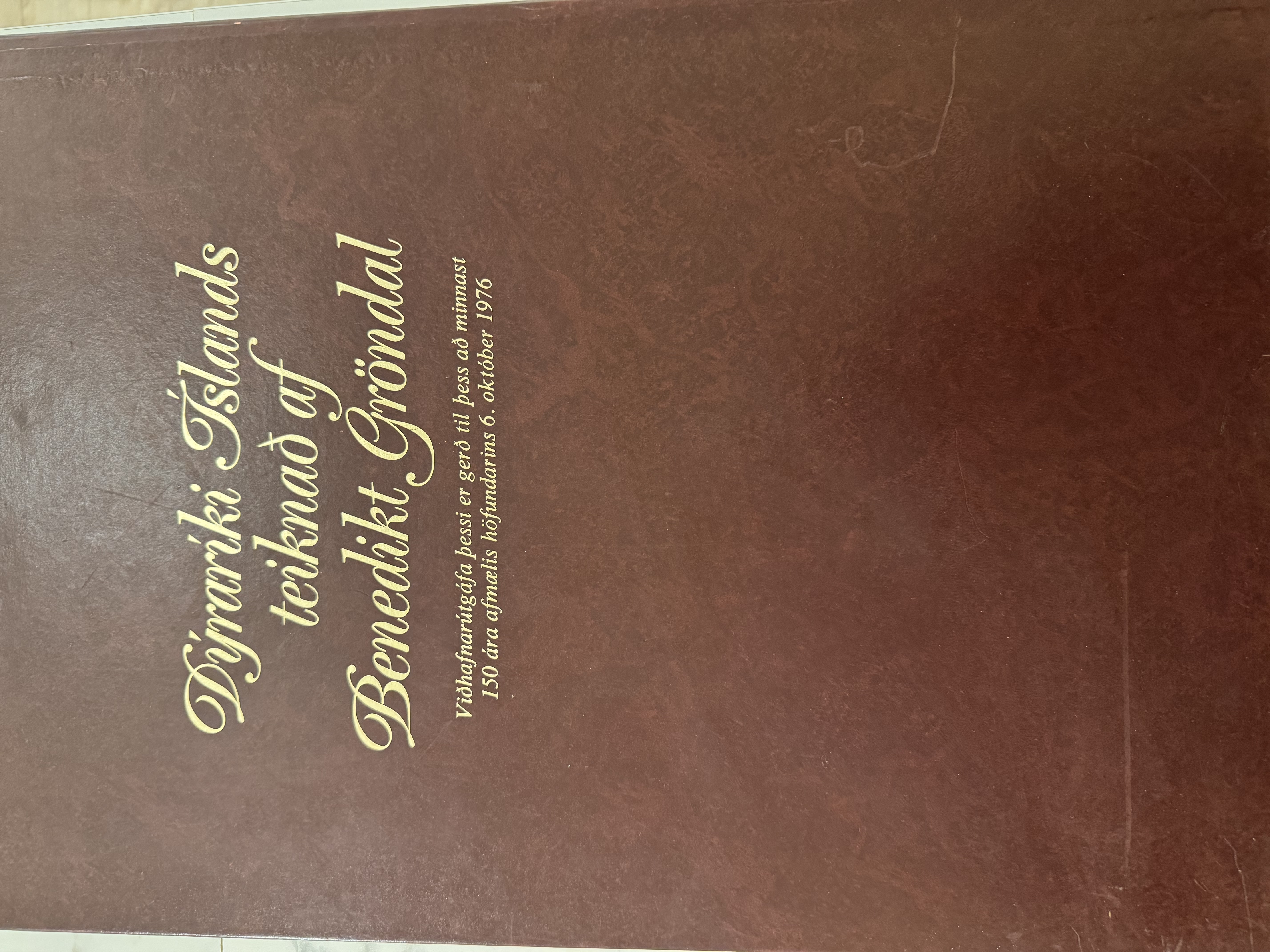 Dýraríki Íslands - Teiknað af Benedikt Gröndal