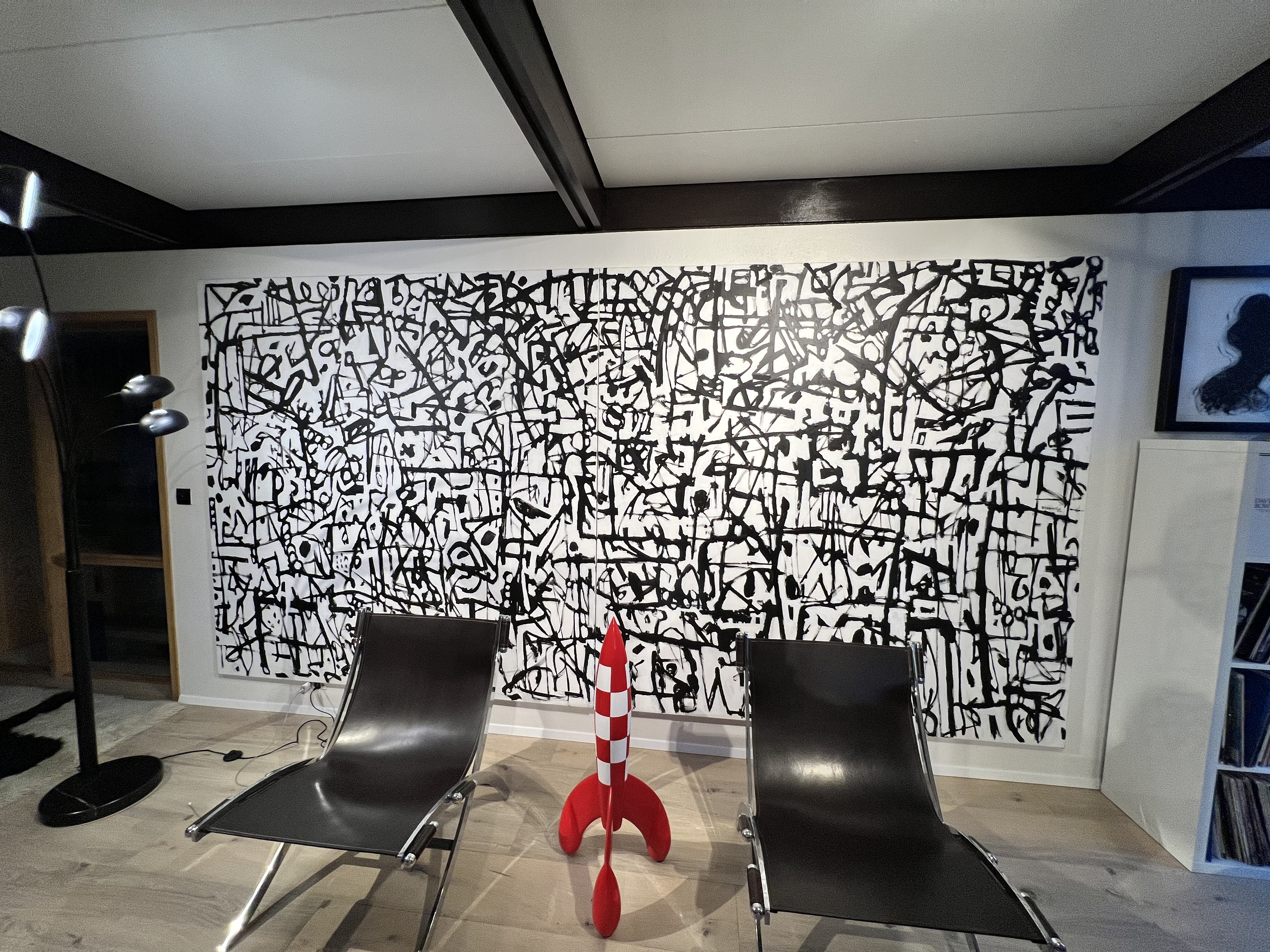 Óli G. Jóhannsson (1945 - 2011) - 400 x 200cm