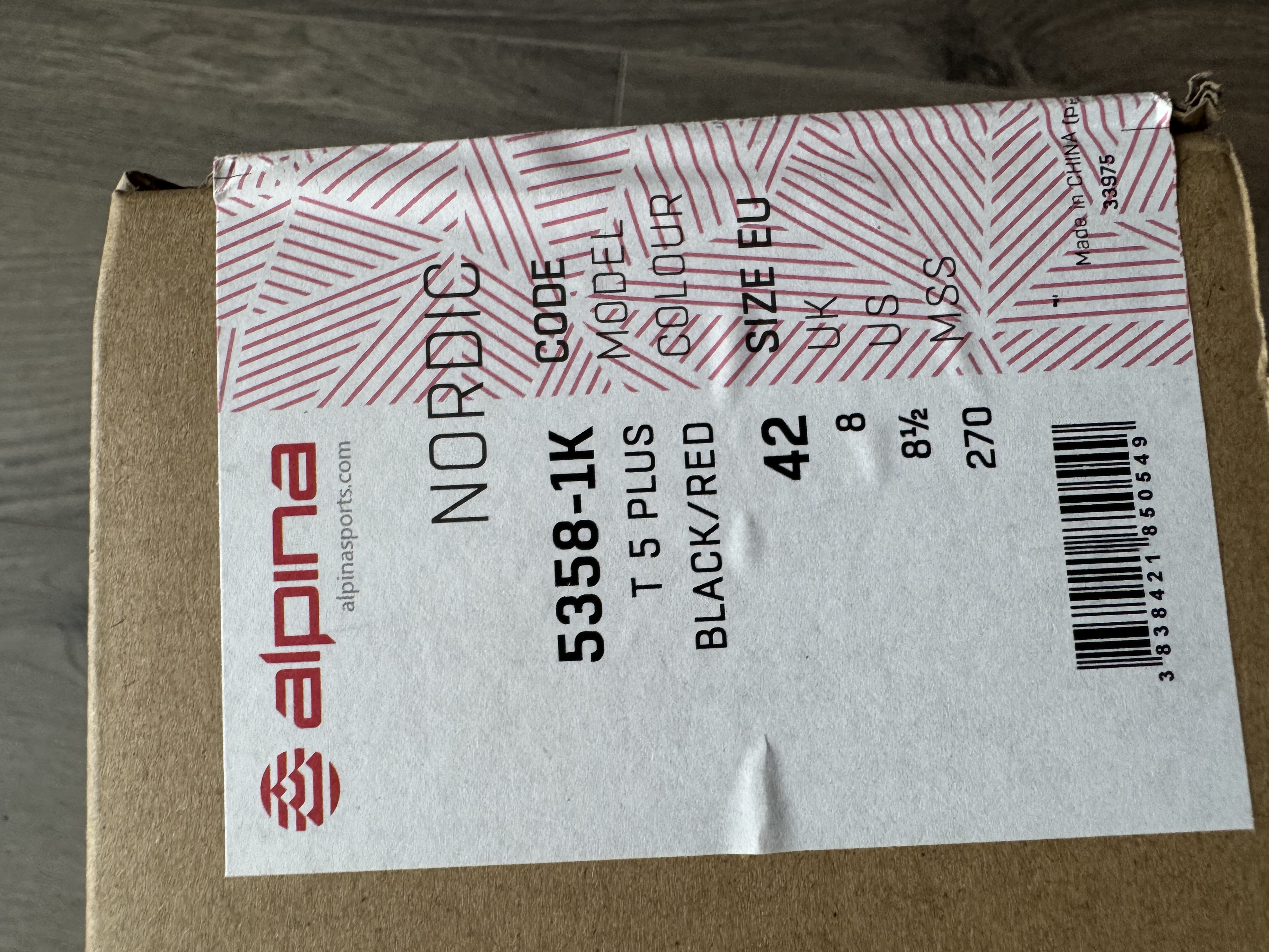 Alpina T5 Plus gönguskíðaskór nr 42