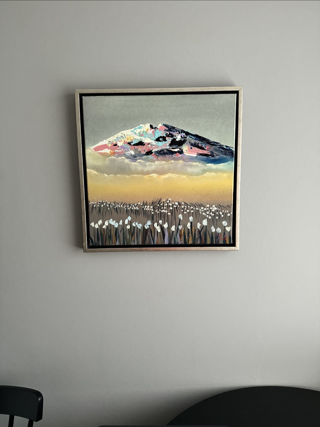 Þorlákur Kristinsson (Tolli) (1953) - Fífur undir Jökli