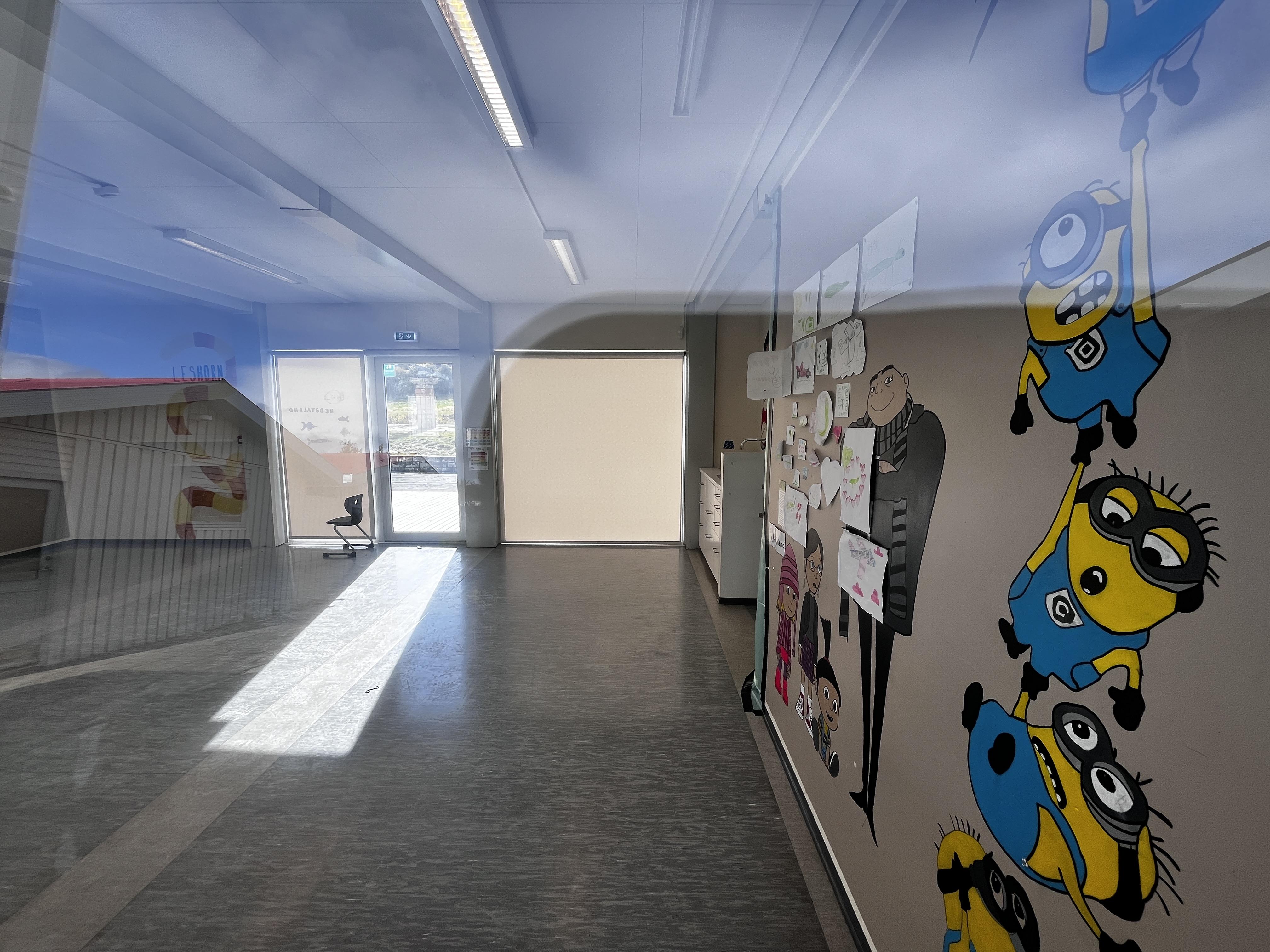 Færanleg húseining við Fossvogsskóla