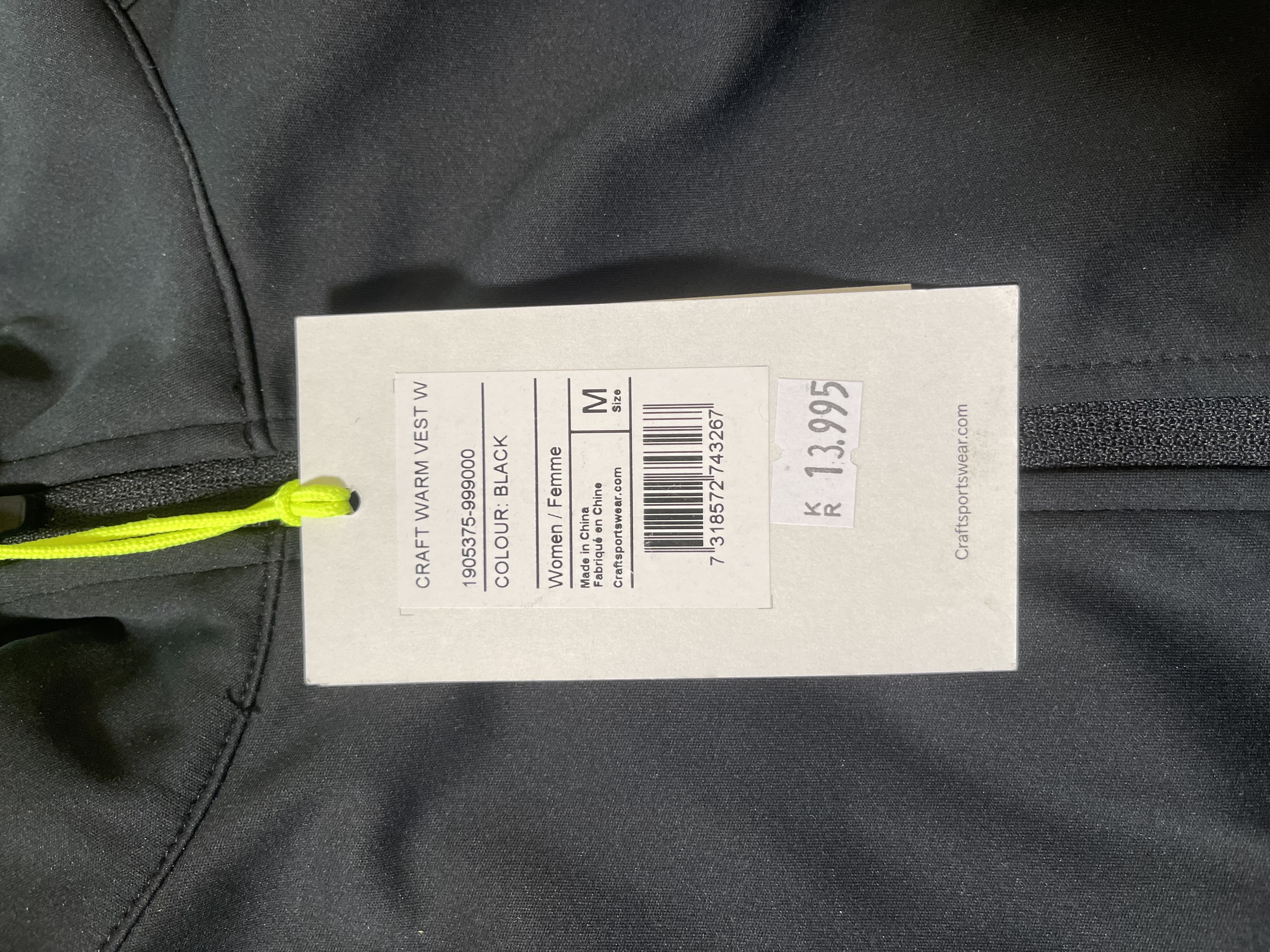 Craft Hlítt Vesti - Konu - Stærð - M