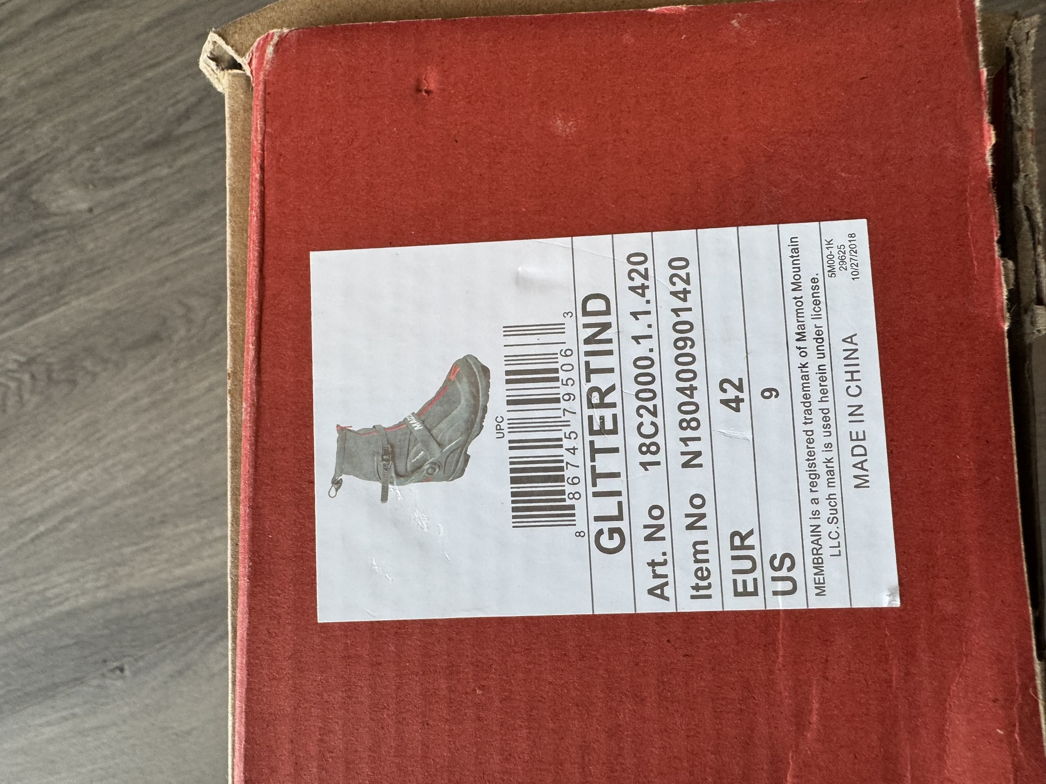 Madshus Glittertind gönguskíðaskór nr 42