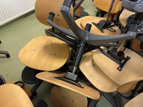 5 stk. skólastólar