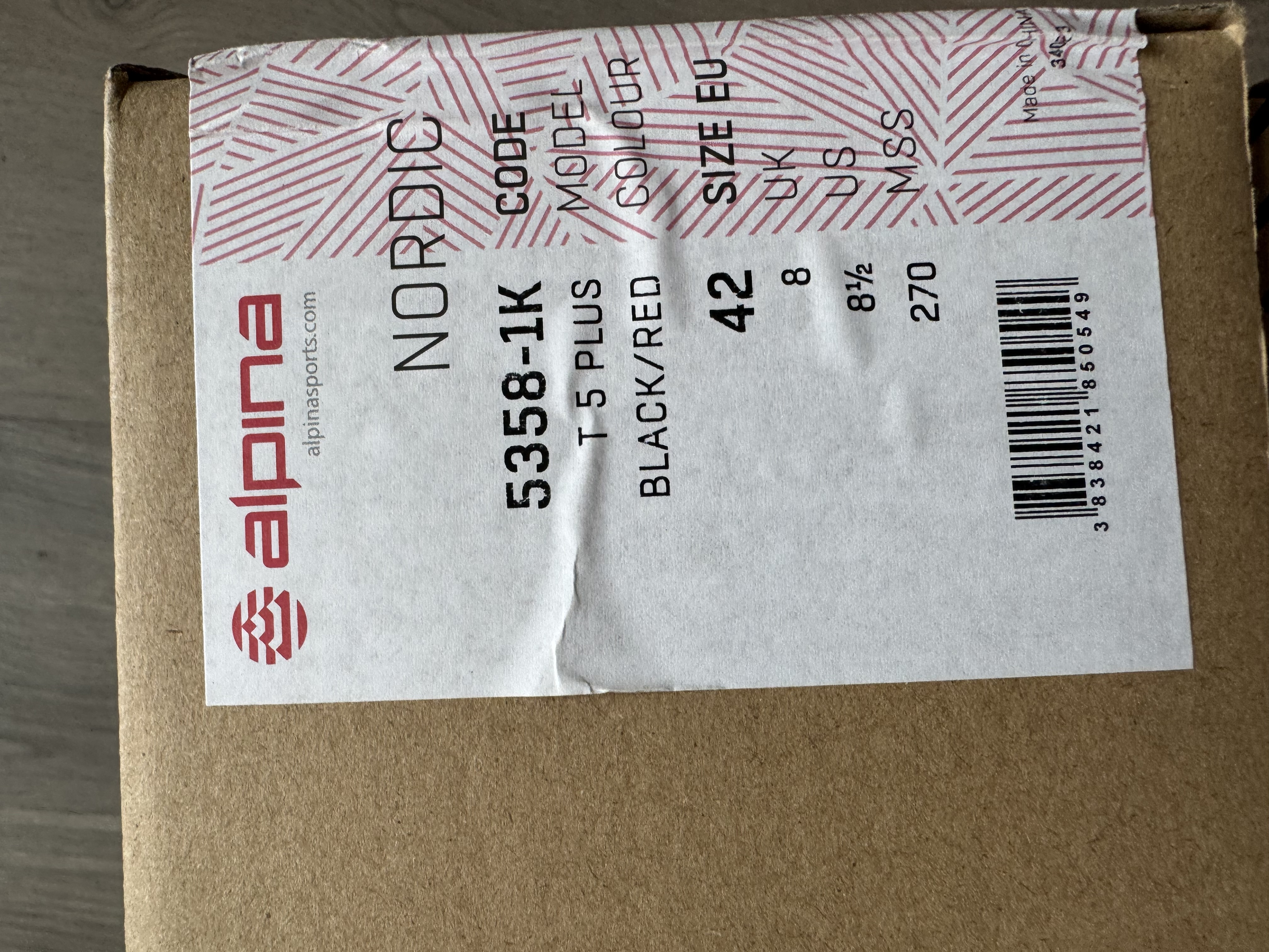 Alpina T5 Plus gönguskíðaskór nr 42