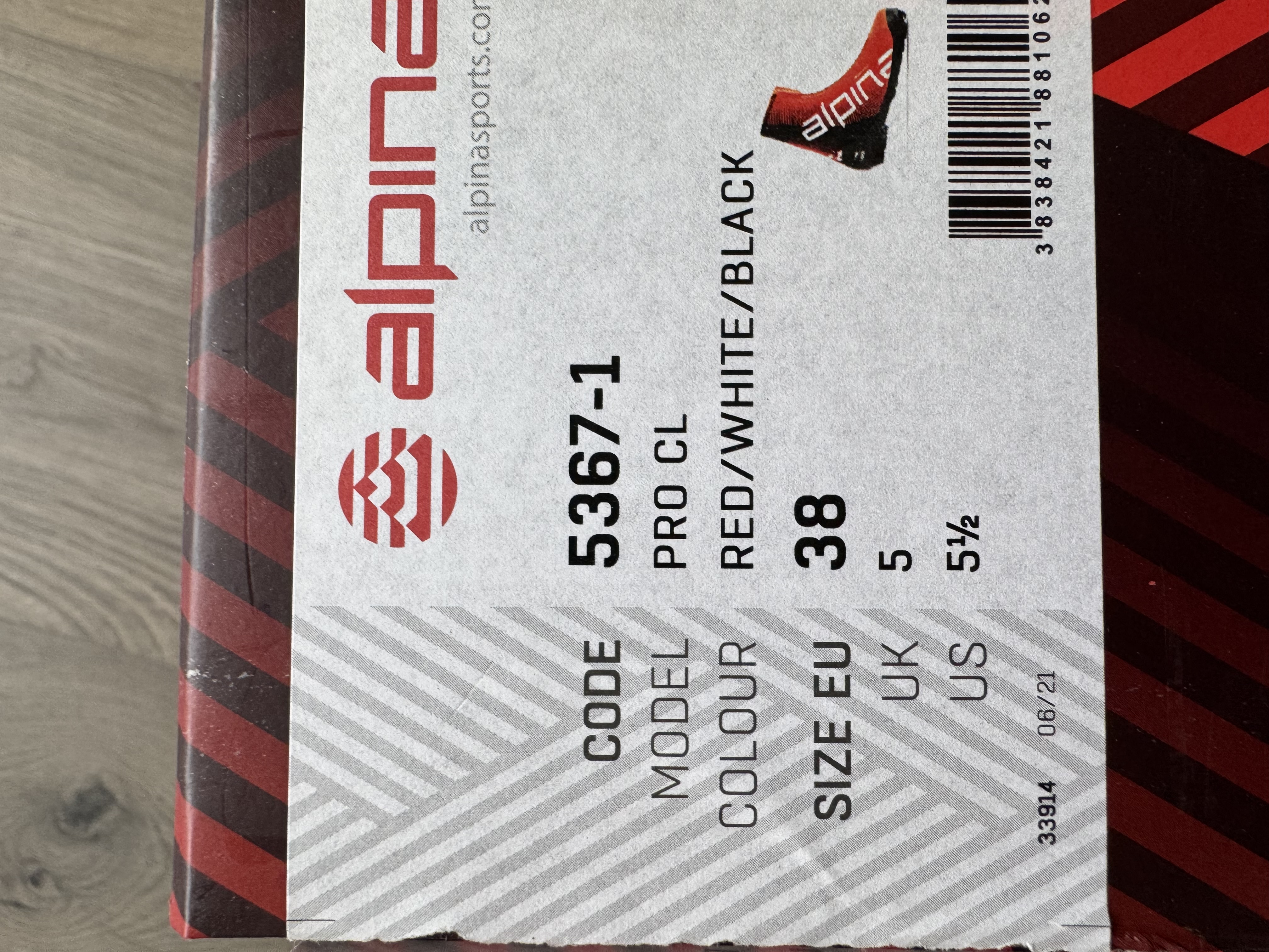 Alpina Pro Class Gönguskíðaskór nr 38