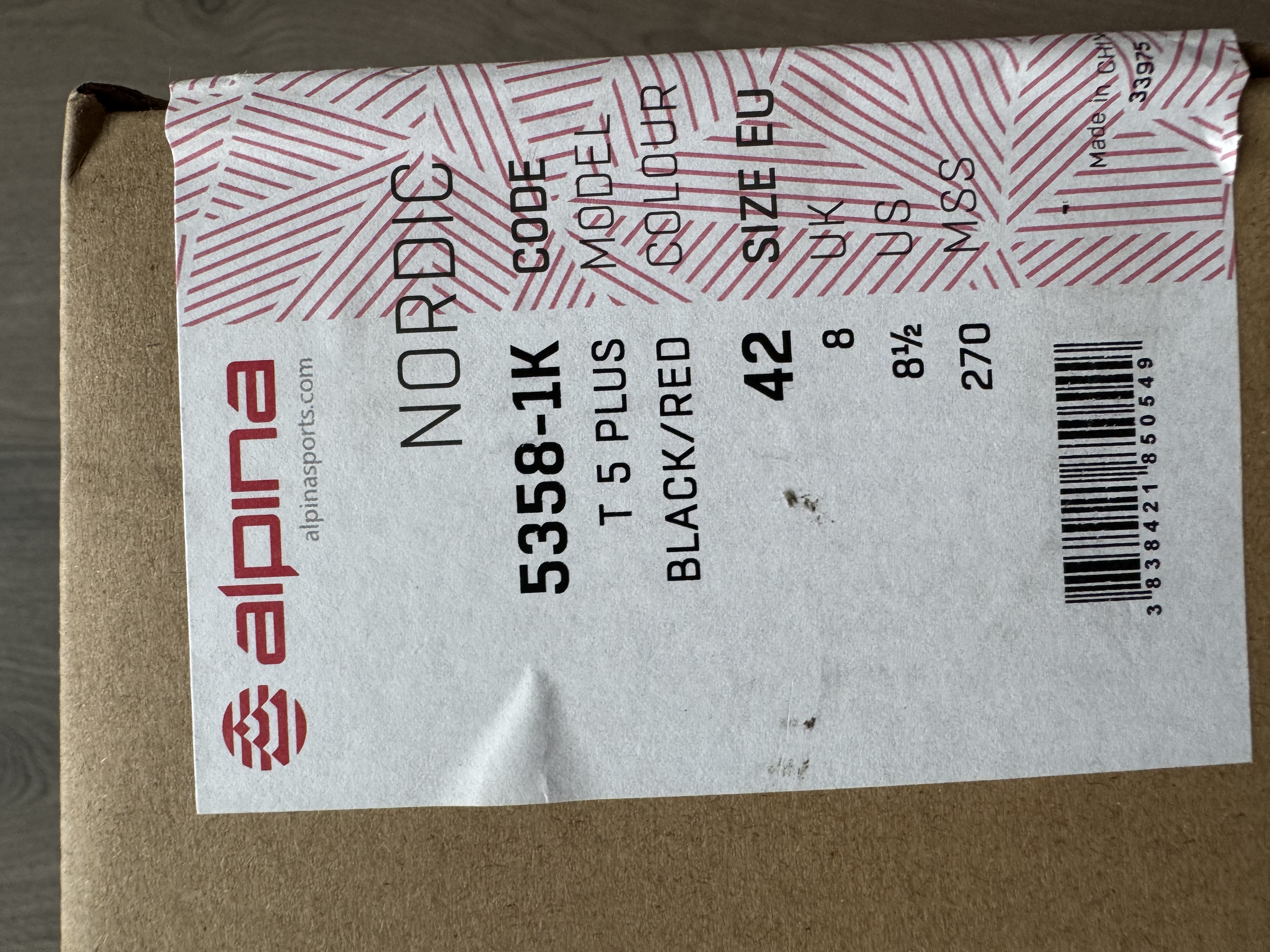 Alpina T5 Plus gönguskíðaskór nr 42