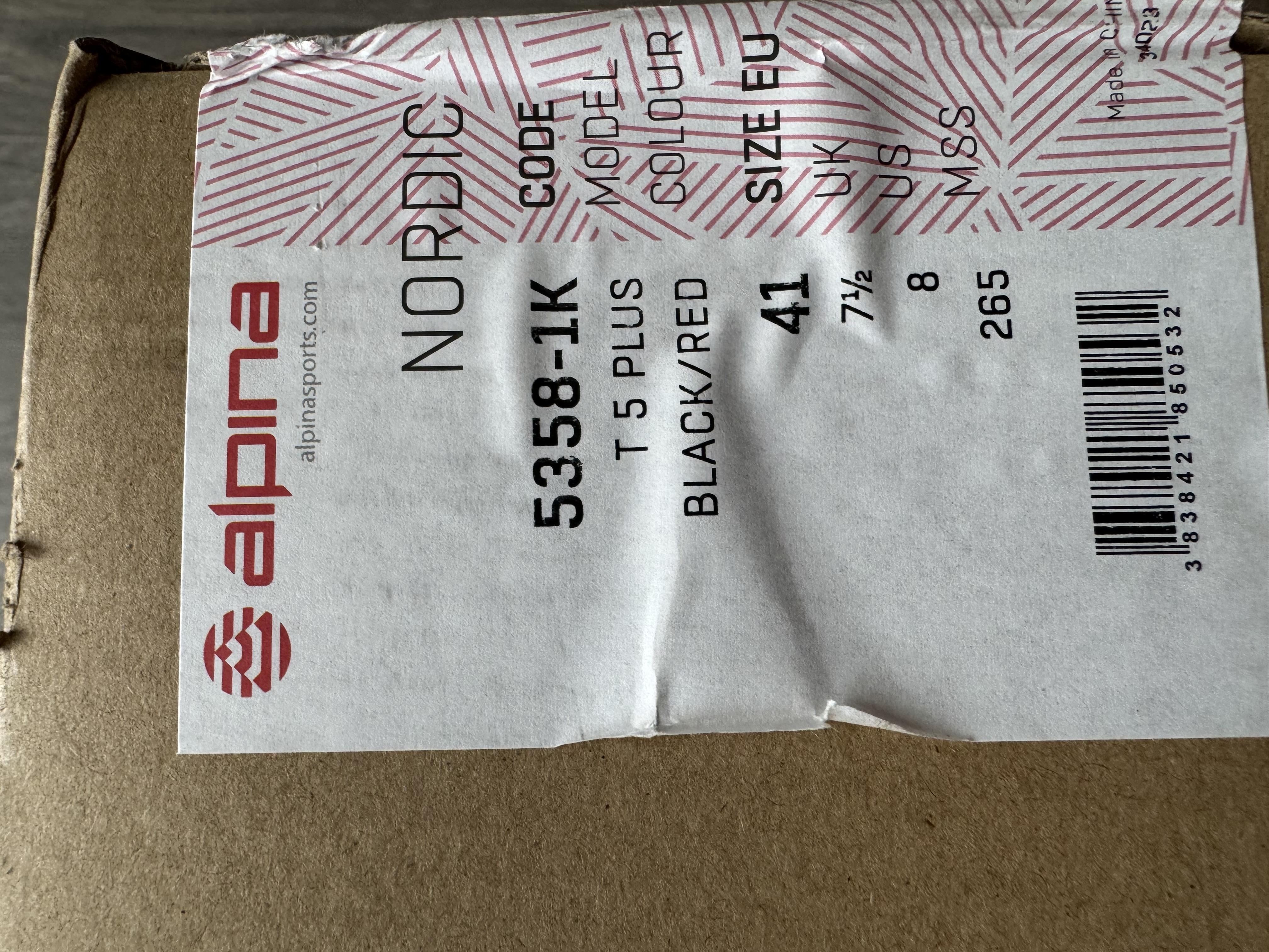 Alpina T5 Plus gönguskíðaskór nr 41