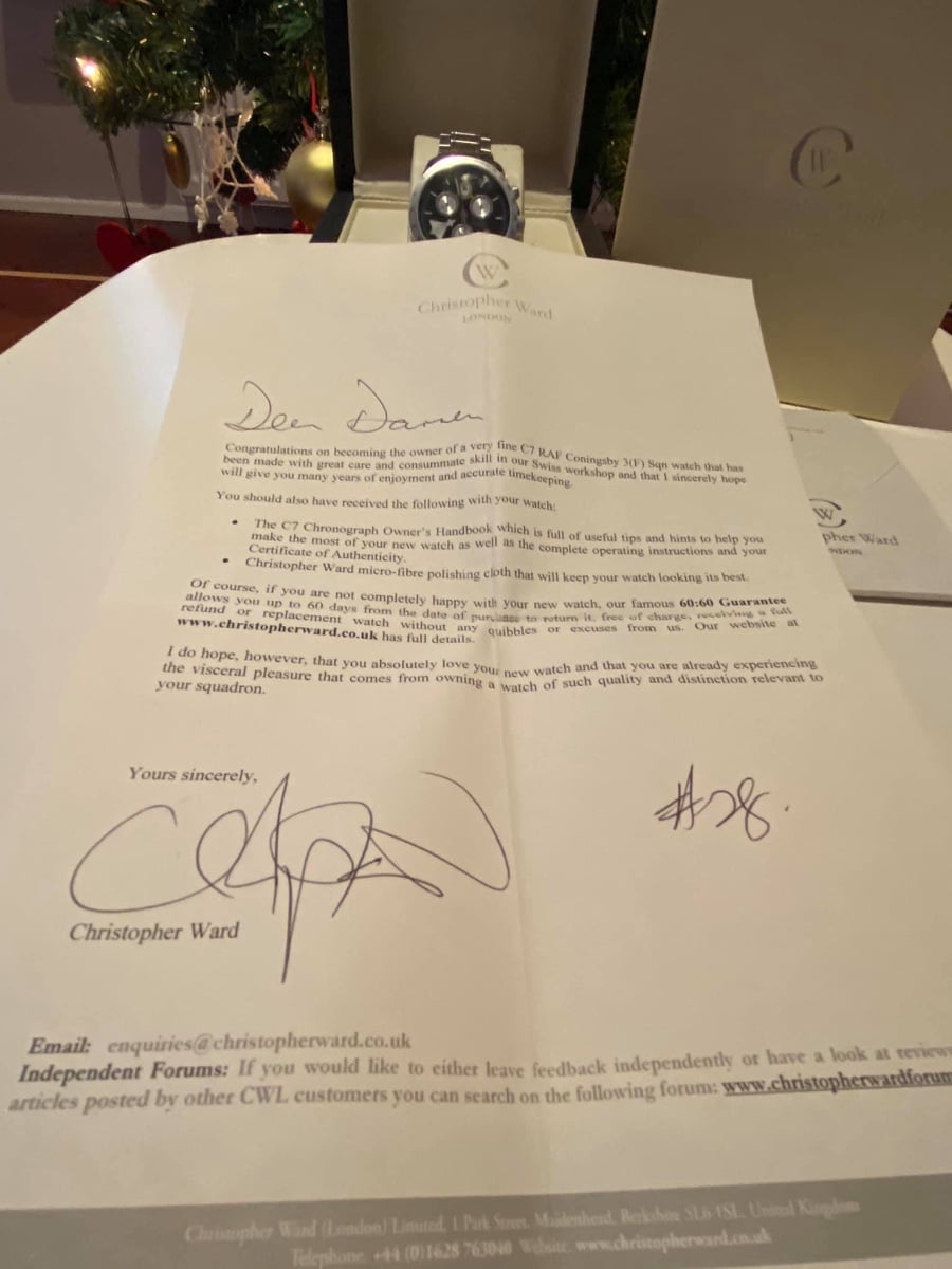 Christopher Ward C7 Chronograph Limited Edition